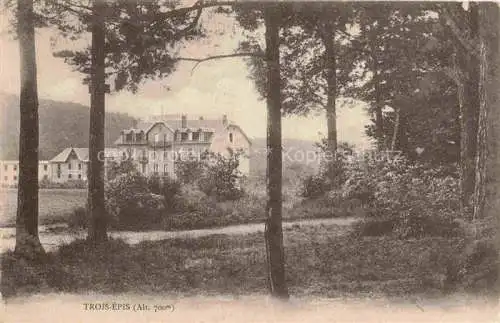 AK / Ansichtskarte  Trois Epis Haut Rhin Elsass Hotel Partie am Waldrand
