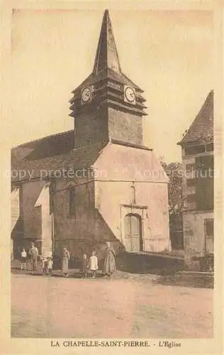 AK / Ansichtskarte  La Chapelle-Saint-Pierre Lachapelle-Saint-Pierre 60 Oise Eglise