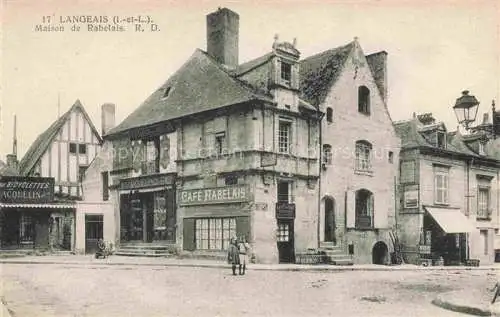 AK / Ansichtskarte  Langeais 37 Indre-et-Loire Maison de Rabelais