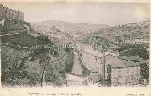 AK / Ansichtskarte  Thiers 63 Puy-de-Dome Vue prise du Pont de Seyeballes