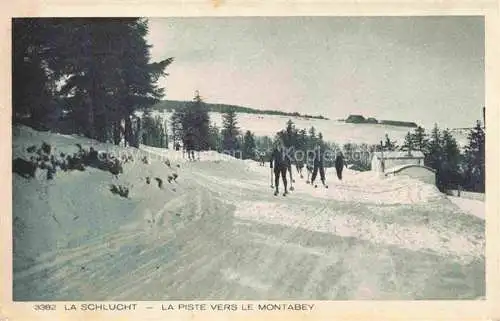 AK / Ansichtskarte  La Schlucht 1150m Gerardmer 88 Vosges La Piste vers le Montabey