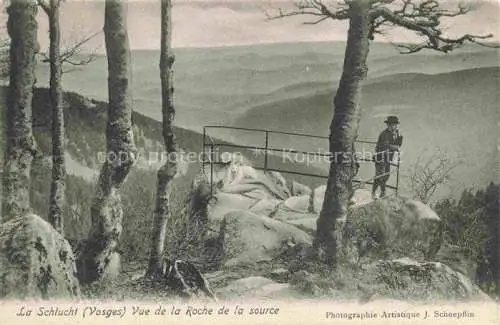 AK / Ansichtskarte  La Schlucht 1150m Gerardmer 88 Vosges Vue de la Roche de la source