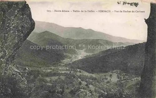 AK / Ansichtskarte  Rimbachzell Guebwiller 68 Haut-Rhin Vallee de la Doller Vue du Rocher du Corbeau