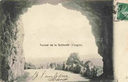 AK / Ansichtskarte  La Schlucht 1150m Gerardmer 88 Vosges Le Tunnel