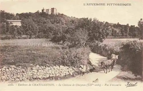 AK / Ansichtskarte  Chatelguyon Chatel-Guyon 63 Puy-de-Dome Le Chateau de Chazerou Vue d'ensemble