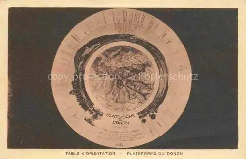 AK / Ansichtskarte  Donon Grandfontaine Alsace 67 Bas-Rhin Table d'Orientation Plateforme du Donon