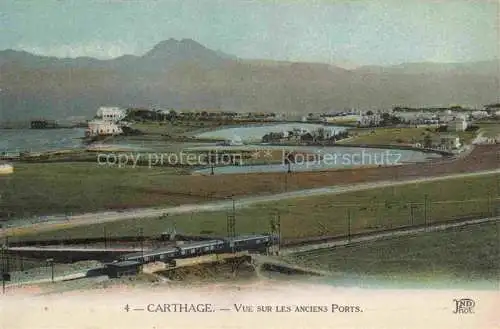 AK / Ansichtskarte  Carthage  Karthago Carthago Tunesie Vue sur les anciens ports