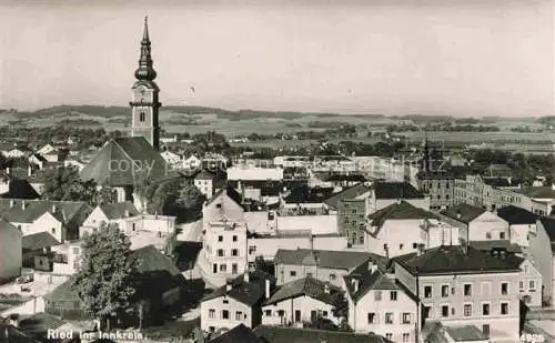 AK / Ansichtskarte  Ried Innkreis Stadtpanorama mit Kirche