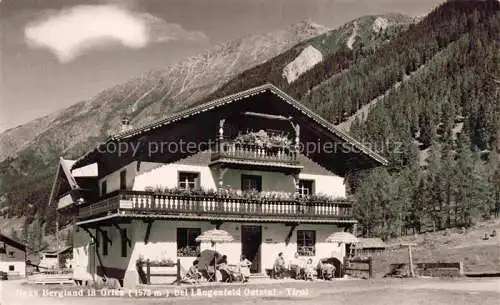 AK / Ansichtskarte  Gries Laengenfeld oetztal Tirol AT Gaestehaus Haus Bergland