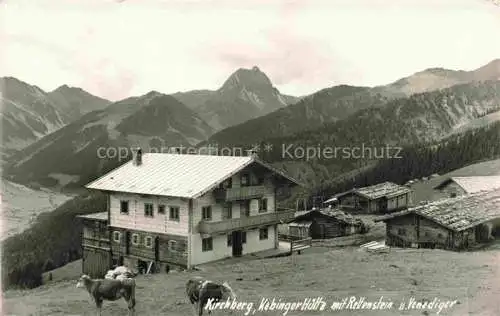 AK / Ansichtskarte  Kirchberg Tirol AT Kobingerhuette mit Rettenstein und Venediger