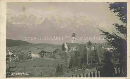 AK / Ansichtskarte  Lans Igls Tirol AT Ortsansicht mit Kirche Alpen