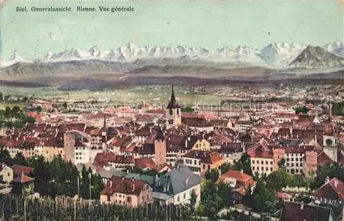 AK / Ansichtskarte Biel_Bienne_BE Panorama 