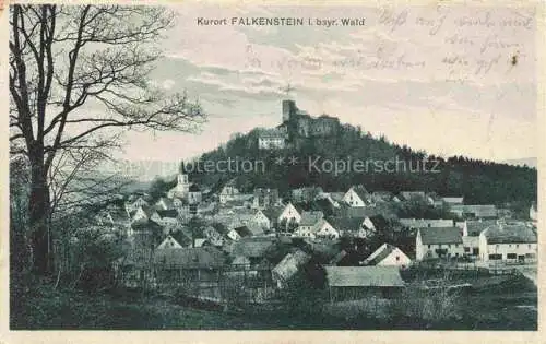 AK / Ansichtskarte  Falkenstein Bayerischer Wald Regen Panorama Kurort