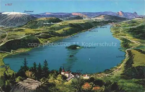 AK / Ansichtskarte Bielersee_Lac_de_Bienne_BE und Umgebung aus der Vogelperspektive 