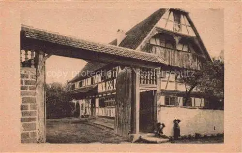 AK / Ansichtskarte Kirrwiller_Kirrweiler_Saverne_67_Bas Rhin Ferme 