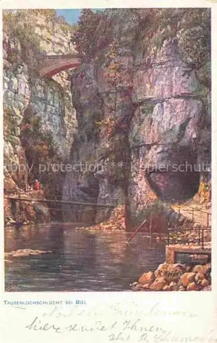 AK / Ansichtskarte Biel_Bienne_BE Les Gorges du Taubenloch Taubenlochschlucht 