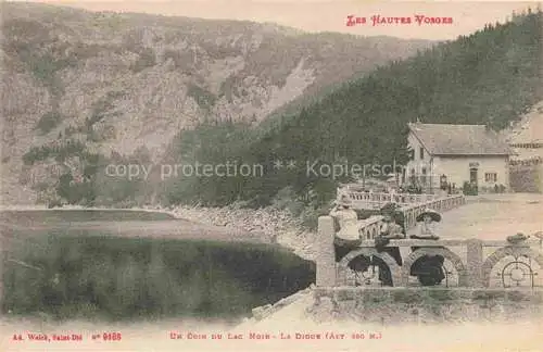 AK / Ansichtskarte Lac_Noir_Schwarzer_See_88_Vosges Un coin du lac la digue 