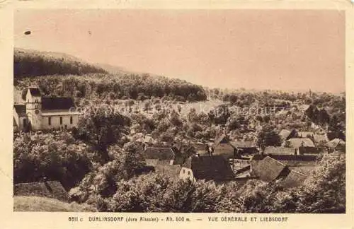 AK / Ansichtskarte Durlinsdorf_Altkirch_68_Haut Rhin Vue generale et Liebsdorf 