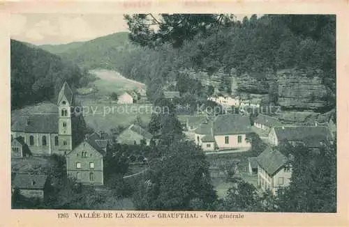 AK / Ansichtskarte Graufthal_Grauftal_Eschbourg_67_Bas_Rhin Vue generale Vallee de la Zinzel 