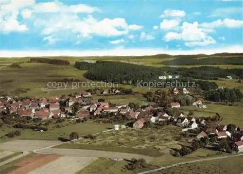 AK / Ansichtskarte  Voehl Edersee Fliegeraufnahme