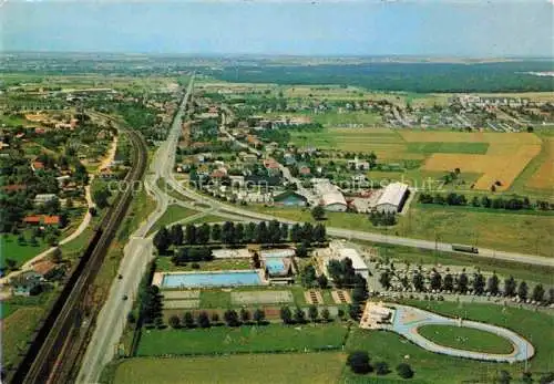 AK / Ansichtskarte Rixheim_Mulhouse_68_Haut Rhin Piscine a l aerodrome Bowling vue aerienne 