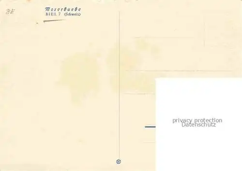 AK / Ansichtskarte Biel_Bienne_BE Moserbuebe Bergbauer Musikgruppe Trachten Alpen 