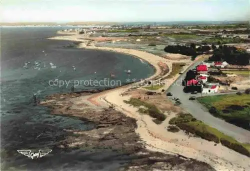 AK / Ansichtskarte La_Plaine sur Mer_44_Loire Atlantique La plage vue aerienne 