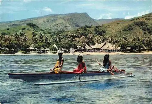 AK / Ansichtskarte  Tahiti Polynesia Hotel Tahiti Village et sa plage