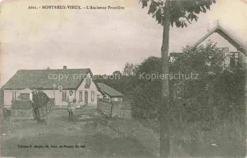 AK / Ansichtskarte Montreux Vieux_Altkirch_68_Haut Rhin L ancienne frontiere 