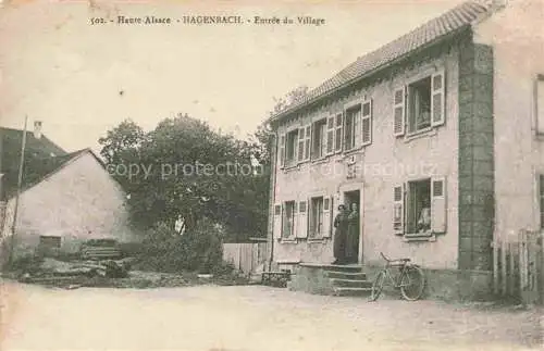 AK / Ansichtskarte Hagenbach_68_Haut Rhin Entree du village 