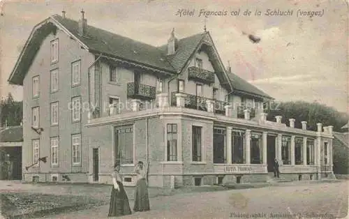 AK / Ansichtskarte Col_de_la_Schlucht_1150m_Gerardmer_88_Vosges Hotel Francais 