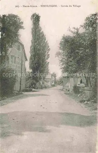 AK / Ansichtskarte Hindlingen_Entreigne_Hindglingen_68_Haut Rhin Entree du village 