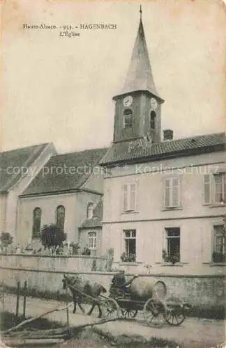 AK / Ansichtskarte Hagenbach_68_Haut Rhin Eglise 