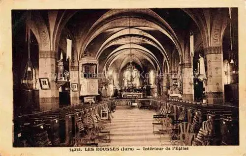 AK / Ansichtskarte Les_Rousses_39_Jura Interieur de l Eglise 