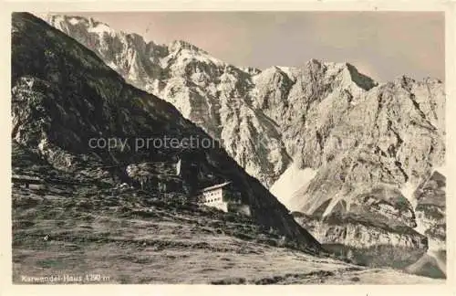 AK / Ansichtskarte  Karwendelhaus 1765m Tirol Panorama