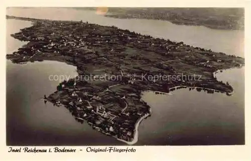 AK / Ansichtskarte  Insel Reichenau Bodensee Fliegeraufnahme