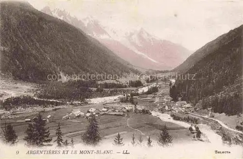 AK / Ansichtskarte Argentieres__Glacier_d_74_Haute Savoie et le Mont Blanc 