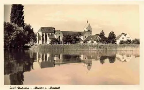 AK / Ansichtskarte  Insel Reichenau Bodensee Muenster von Mittelzell