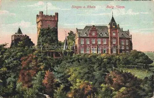 AK / Ansichtskarte  Bingen Rhein Burg Klopp