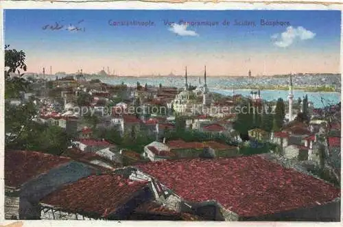 AK / Ansichtskarte  Constantinople Constantinopel ISTANBUL TK Vue Panoramique de Scutari Bosphore