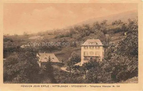 AK / Ansichtskarte Hittelbach_Stosswhir_Stossweier_68_Haut Rhin Pension Jean Ertle 