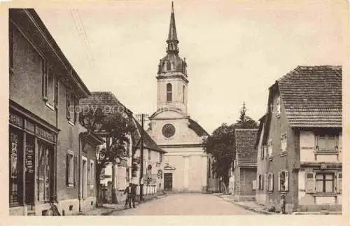 AK / Ansichtskarte Sierentz_Sierenz_68_Haut Rhin Vue vers l eglise 