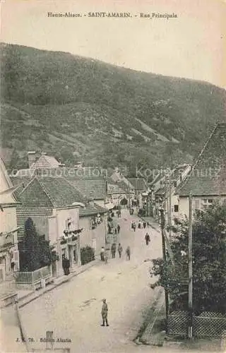 AK / Ansichtskarte St Amarin_Saint Amarin_Alsace_68_Haut_Rhin Rue Principale 