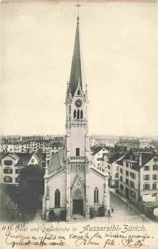 AK / Ansichtskarte Aussersihl_ZueRICH Peter und Paulskirche 