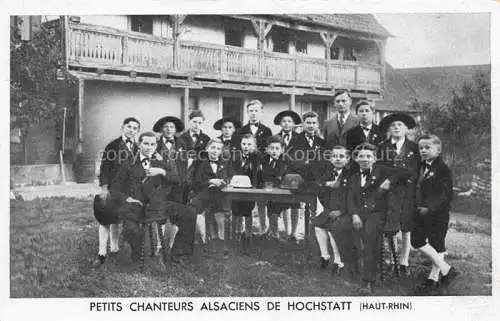 AK / Ansichtskarte Hochstatt_Altkirch_68_Haut Rhin Petits chanteurs alsaciens 