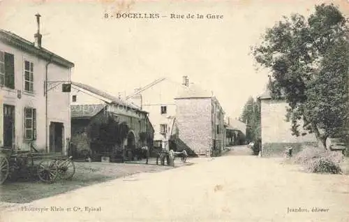 AK / Ansichtskarte Docelles_Epinal_88_Vosges Rue de la Gare 