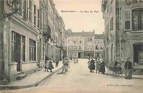 AK / Ansichtskarte Rambervillers_Epinal_88_Vosges Rue du Puit 