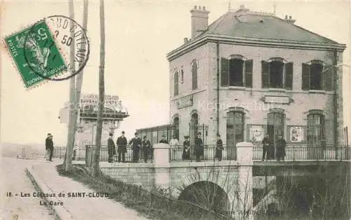 AK / Ansichtskarte Saint_Cloud_92_Hauts de Seine Les Coteaux de Saint Cloud la gare 