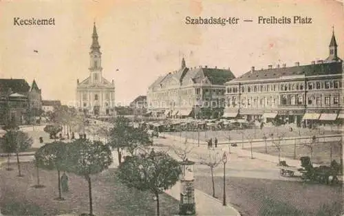 AK / Ansichtskarte  KECSKEMET Ketschkemet HU Szabadság-tér Freiheitsplatz
