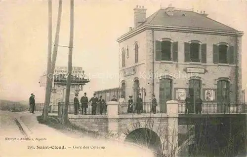 AK / Ansichtskarte Saint_Cloud_92_Hauts de Seine Gare de Coteaux 